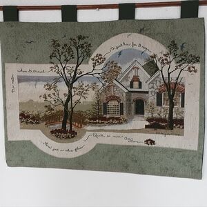 Large Vintage Tapestry 36X26